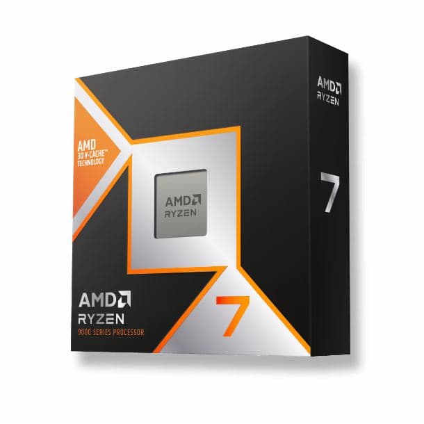 MICRO AMD (AM5) RYZEN 7 9800X3D (100-100001084WOF) SIN COOLER - Imagen 1
