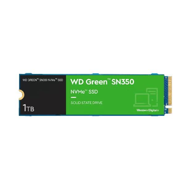 HD SSD 1TB WD GREEN SN350 M.2 NVME GEN3 2400MB/S 2280 - Imagen 1