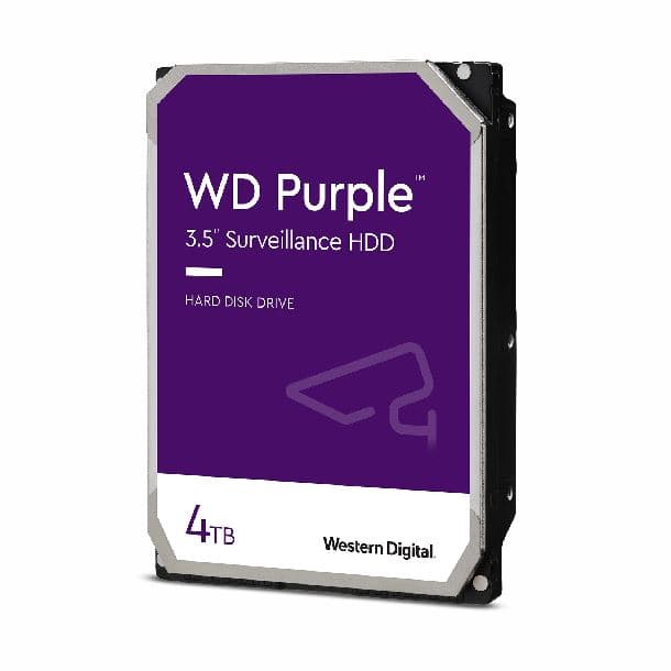HD HDD 4TB WD PURPLE SATA III 3.5" VIDEOVIGILANCIA DVR/NVR - Imagen 1