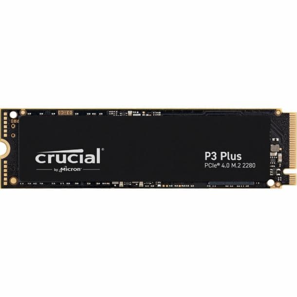HD SSD 2TB CRUCIAL P3 PLUS M.2 NVME GEN4 5000MB/S 2280 - Imagen 1