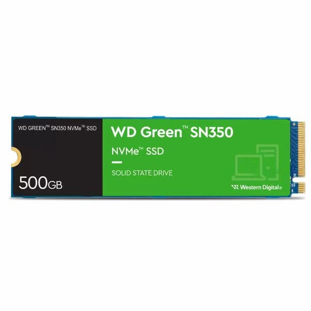 HD SSD 500GB WD GREEN SN350 M.2 NVME GEN3 2400MB/S 2280 - Imagen 1