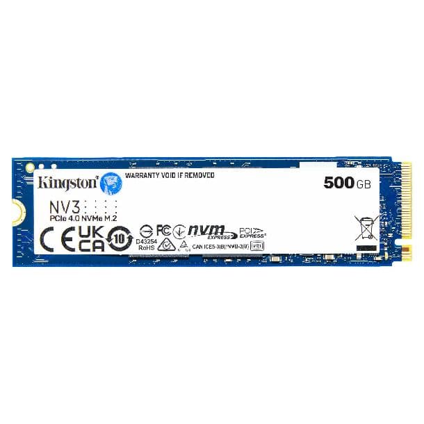HD SSD 500GB KINGSTON SNVS NV3 M.2 NVME GEN4 5000MB/S 2280 - Imagen 1
