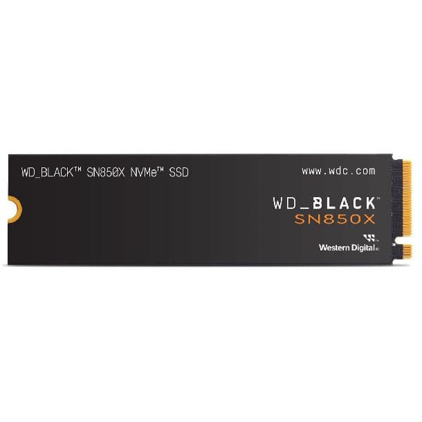HD SSD 4TB WD BLACK SN850X M.2 NVME GEN4 7300MB/S 2280 - Imagen 1