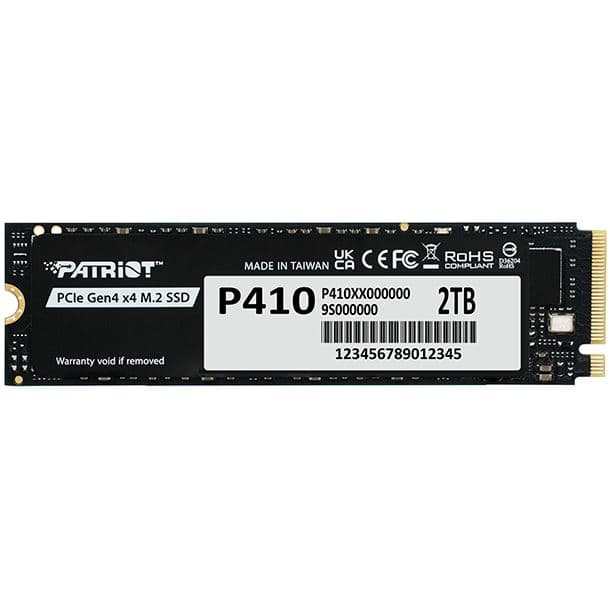 HD SSD 2TB PATRIOT P410 M.2 NVME GEN4 5000MB/S 2280 - Imagen 1