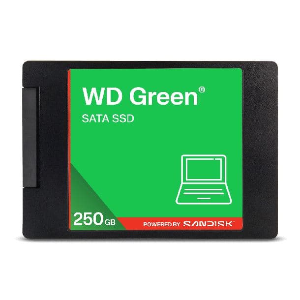 HD SSD 250GB WD GREEN SATA III 2.5" +Q 240GB - Imagen 1