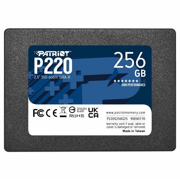 DISCO SSD PATRIOT P220 256GB 2.5 SATA3 PS001662 - Imagen 1