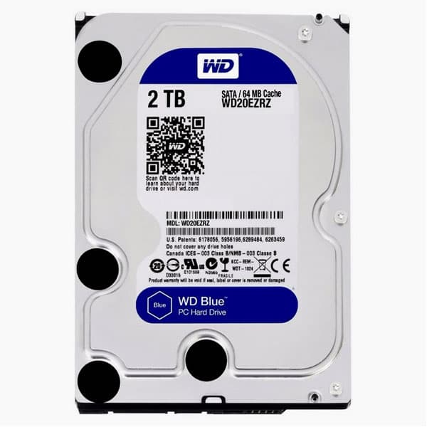 HD HDD 2TB WD BLUE SATA III 3.5" 5400RPM - Imagen 1