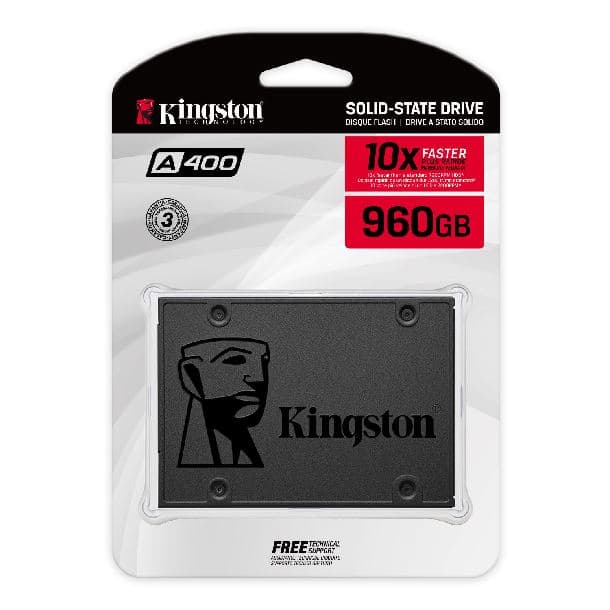 HD SSD 960GB KINGSTON A400 SATA III 2.5" (SIMIL 1TB) - Imagen 1