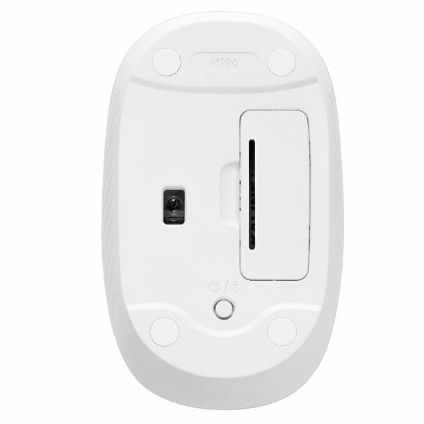 MOUSE BLUETOOTH LOGITECH M196 BLANCO CRUDO 910-007457 - Imagen 1