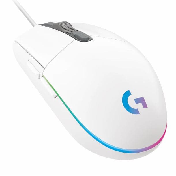 MOUSE LOGITECH G203 LIGHTSYNC WHITE 910-005794 - Imagen 1