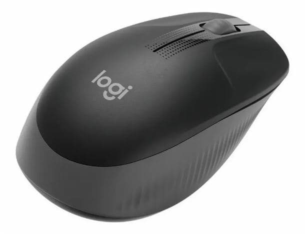 MOUSE WIRELESS LOGITECH M190 BLACK/GREY 910-005902 - Imagen 1