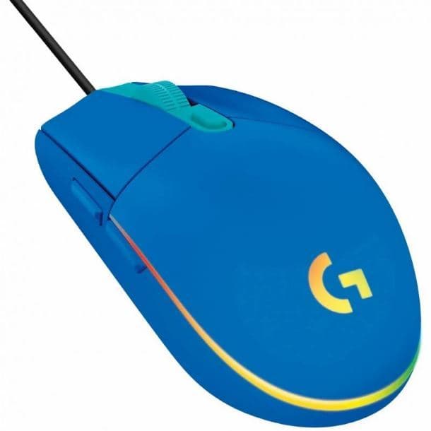 MOUSE LOGITECH G203 GAMING LIGHTSYNC BLUE 910-005795 - Imagen 1
