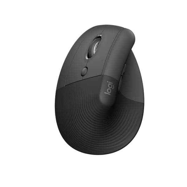 MOUSE WIRELESS LOGITECH LIFT ZURDO ERGONOMICO NEGRO 910-006467 - Imagen 1