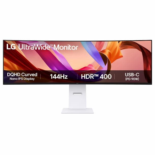 MONITOR CURVO 49" LG 49U950A-W ULTRAWIDE IPS DUAL QHD 144HZ HDMI DP - Imagen 1