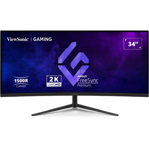 MONITOR GAMER CURVO 34" VIEWSONIC VX3418C-2K 180HZ 1MS UWQHD HDMI DP - Imagen 1