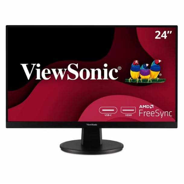 MONITOR 24" VIEWSONIC VA2447-MHU FHD HDMI VGA USB-C - Imagen 1