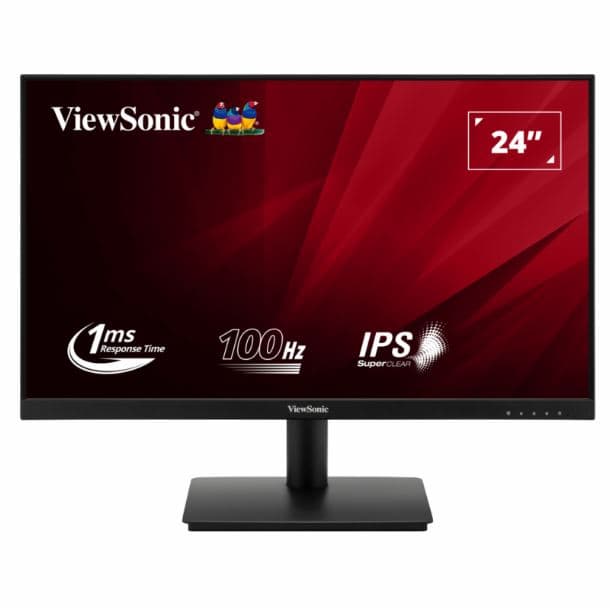 MONITOR 24" VIEWSONIC VA240-H FHD 100HZ 1MS HDMI VGA - Imagen 1