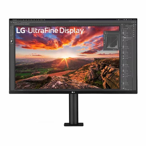 MONITOR 32" LG ERGO 32UN880K-B ULTRAFINE IPS 4K HDMI DP USB-C - Imagen 1