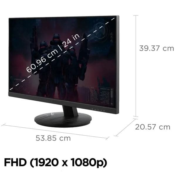 MONITOR 24" VIEWSONIC VX2416A IPS FHD 120HZ (OC) 1MS HDMI DP USB-C - Imagen 1