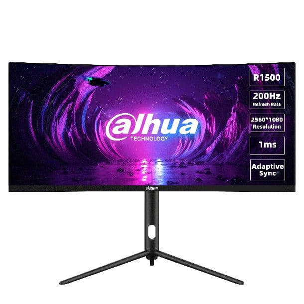 MONITOR GAMER CURVO 30" DAHUA DHI-LM30-E330CA WFHD 200HZ 1MS HDMI DP - Imagen 1