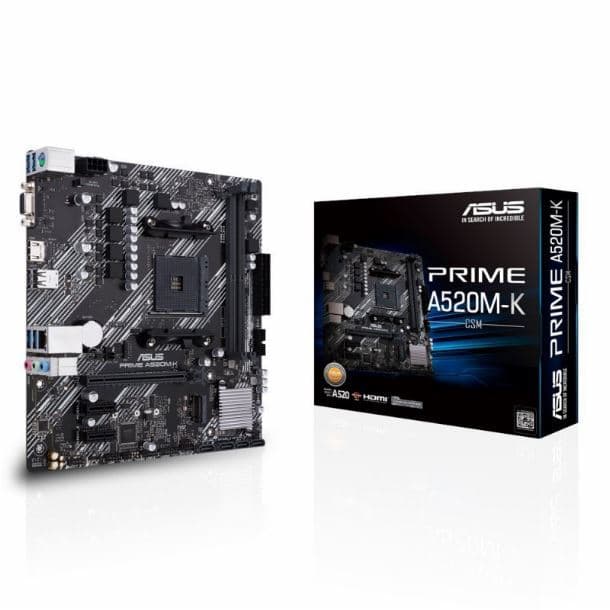 MOTHER ASUS (AM4) PRIME A520M-K - Imagen 1