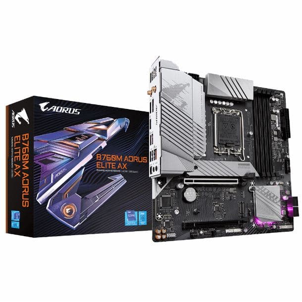 MOTHER GIGABYTE (LGA1700) B760M AORUS ELITE AX - Imagen 1