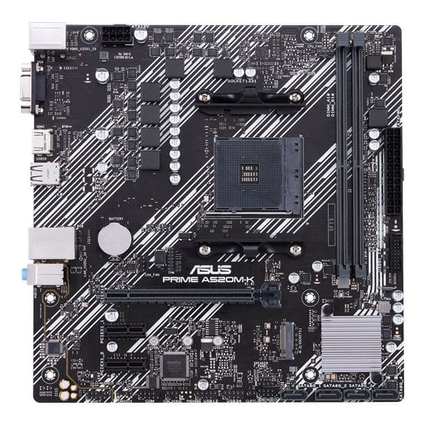 MOTHER ASUS (AM4) PRIME A520M-K CSM - Imagen 1