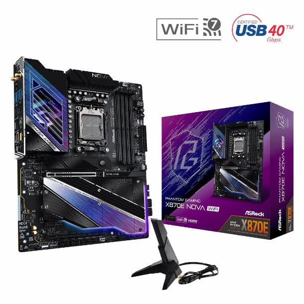 MOTHER ASROCK (AM5) X870E NOVA WIFI - Imagen 1