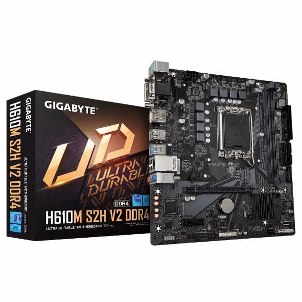 Mother GIGABYTE H610M S2H DDR4 1.1 s1700 (12va Gen) - Imagen 1