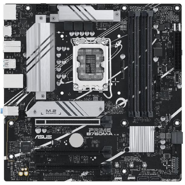 MOTHER ASUS (LGA1700) PRIME B760M-A - Imagen 1