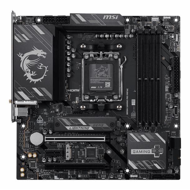 MOTHER MSI B850M GAMING PRO WIFI6E DDR5 AM5 - Imagen 1