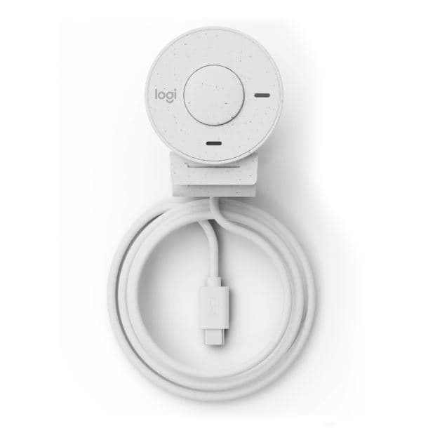 WEBCAM LOGITECH BRIO 300 WHITE FHD 960-001440 - Imagen 1