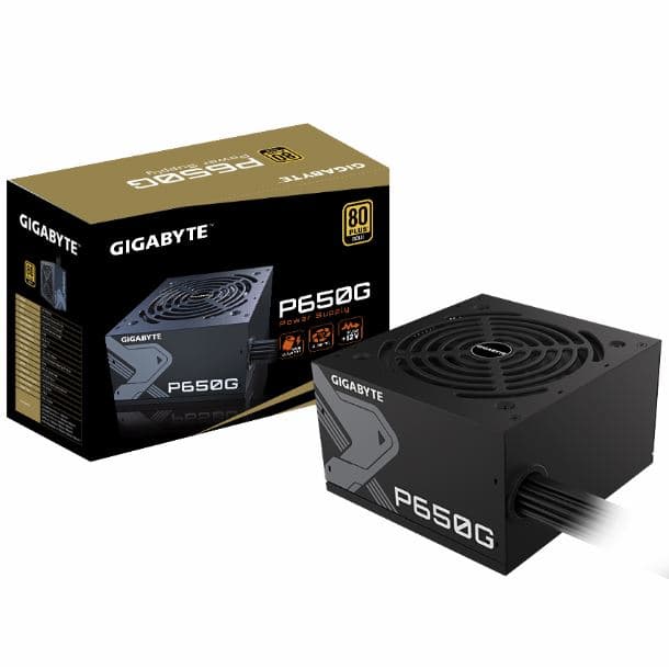 FUENTE GAMER GIGABYTE 650W 80 PLUS GOLD - Imagen 1