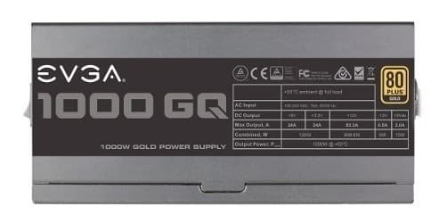 FUENTE 1000W EVGA GQ GOLD SEMI MODULAR (2 años garantia) - Imagen 1