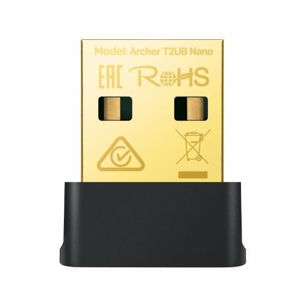 PLACA DE RED USB WIFI+BLUETOOTH TP-LINK ARCHER T2UB NANO AC600 - Imagen 1