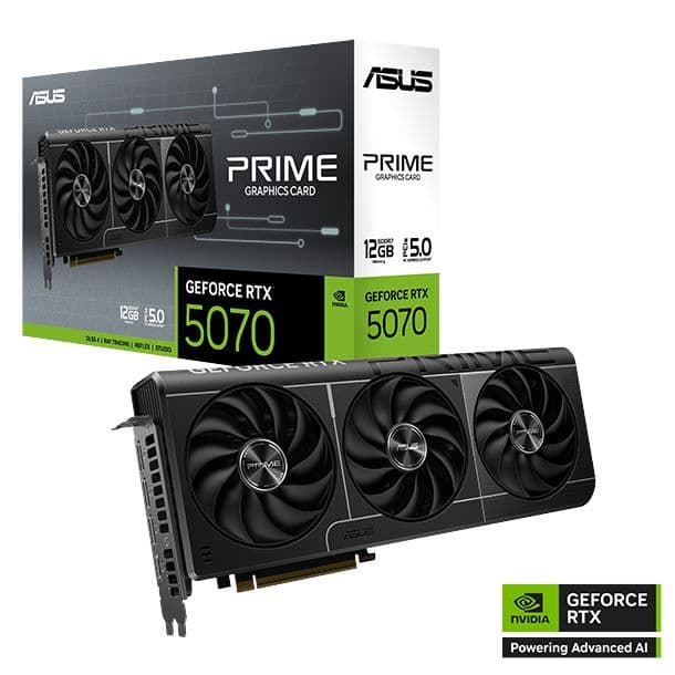PLACA DE VIDEO GeForce RTX 5070 12GB ASUS PRIME - Imagen 1