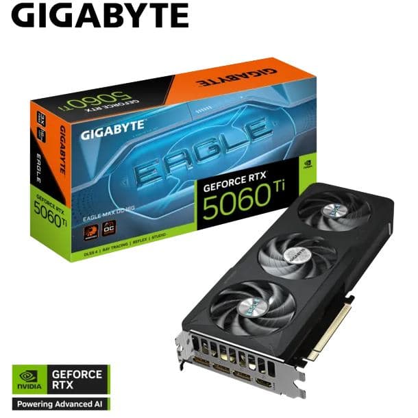 PLACA DE VIDEO GeForce RTX 5060 TI 8GB GIGABYTE EAGLE MAX OC - Imagen 1