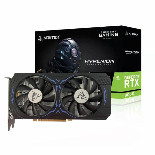 PLACA DE VIDEO GeForce RTX 3050 6GB ARKTEK TWIN FAN - Imagen 1