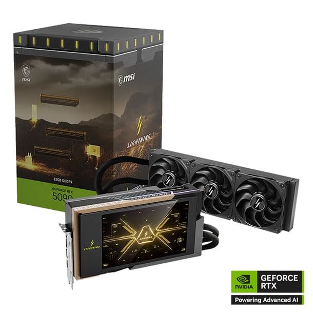 PLACA DE VIDEO GeForce RTX 5090 32GB MSI LIGHTNING Z - Imagen 1