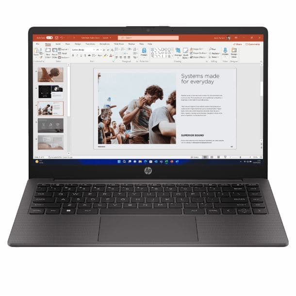 NOTEBOOK HP 14" 245 G10 RYZEN 5 7530U 8GB 512GB HD FREE R5 81S91LT - Imagen 1