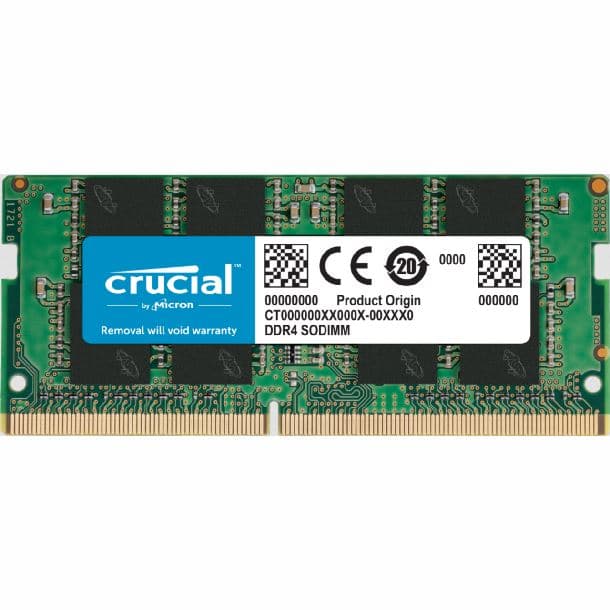 MEMORIA SODIMM 8GB DDR4 3200 CRUCIAL · Crucial
