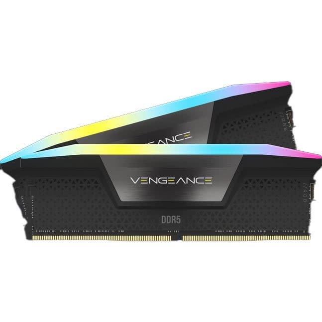 MEMORIA 32GB (2X16GB) DDR5 5200 CORSAIR VENGEANCE RGB - Imagen 1