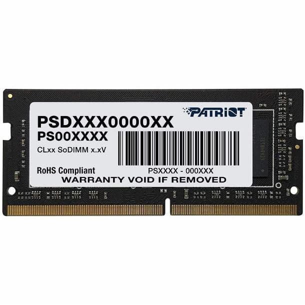 MEMORIA PATRIOT SIGNATURE LINE SODIMM DDR5 8GB 4800MT/S PS001643 - Imagen 1