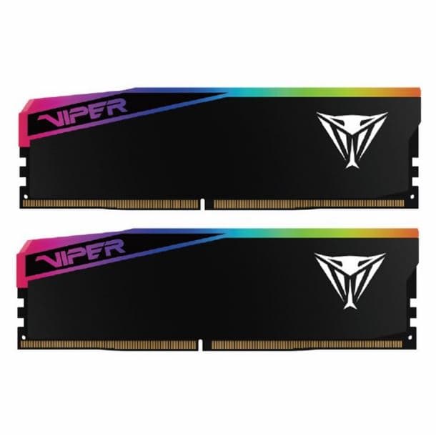MEMORIA PATRIOT DDR5 VIPER ELITE 5 ULTRA RGB DDR5 32GB CL36 BLACK HS KIT PE001162 - Imagen 1