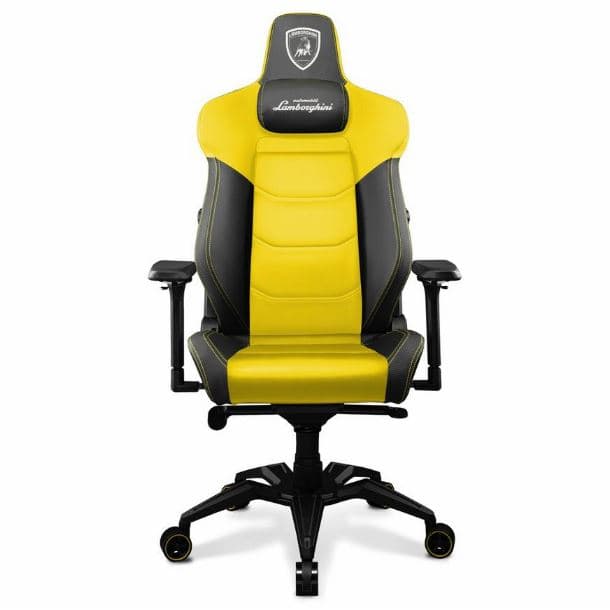 SILLA GAMER LAMBORGHINI VENENO GIALLO YELLOW - Imagen 1