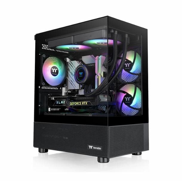 GABINETE THERMALTAKE VIEW 170 TG ARGB BLACK TEMPERED GLASS - Imagen 1