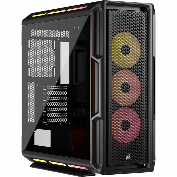 GABINETE CORSAIR ICUE LINK 5000T LX RGB TG 3FAN WHITE CC-9011299-WW - Imagen 1