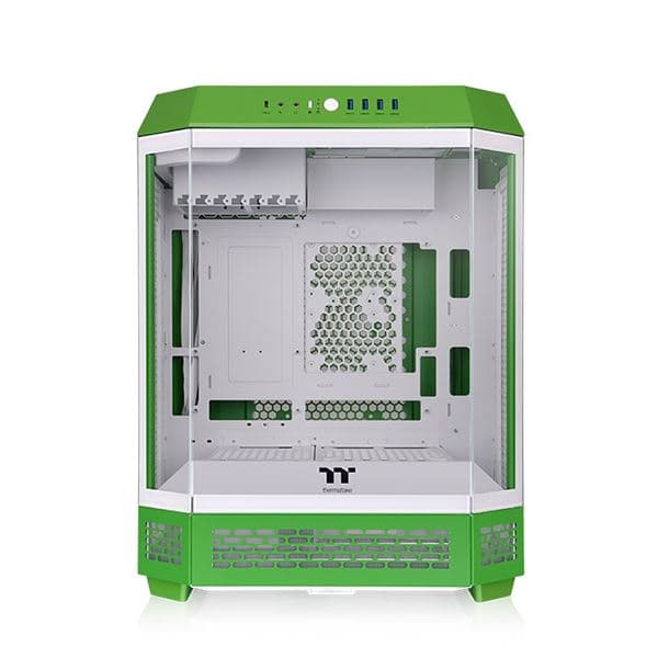 GABINETE THERMALTAKE THE TOWER 600 TG 2FAN LIGHT YEAR GREEN · Thermaltake