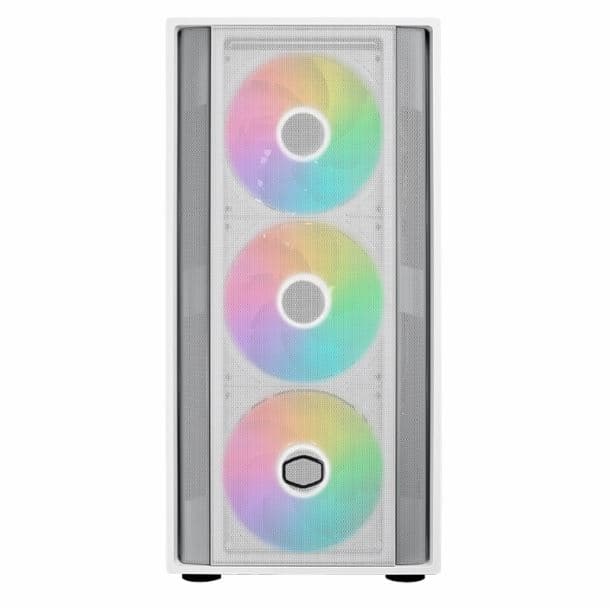 GABINETE COOLERMASTER MASTERBOX 600 WHITE - Imagen 1