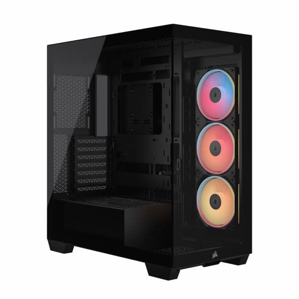 GABINETE CORSAIR ICUE LINK 3500X LX-R 3FAN RGB WHITE CC-9011325-WW - Imagen 1